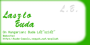 laszlo buda business card